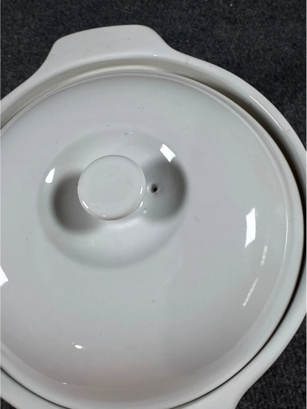 WCL White Ceramic Covered Casserole Dish With Lid Small Baking Serving Dish